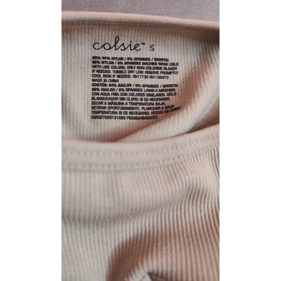 Women's Colsie Cut Out Sleeveless Bodysuit Beige Small - Picture 6 of 8